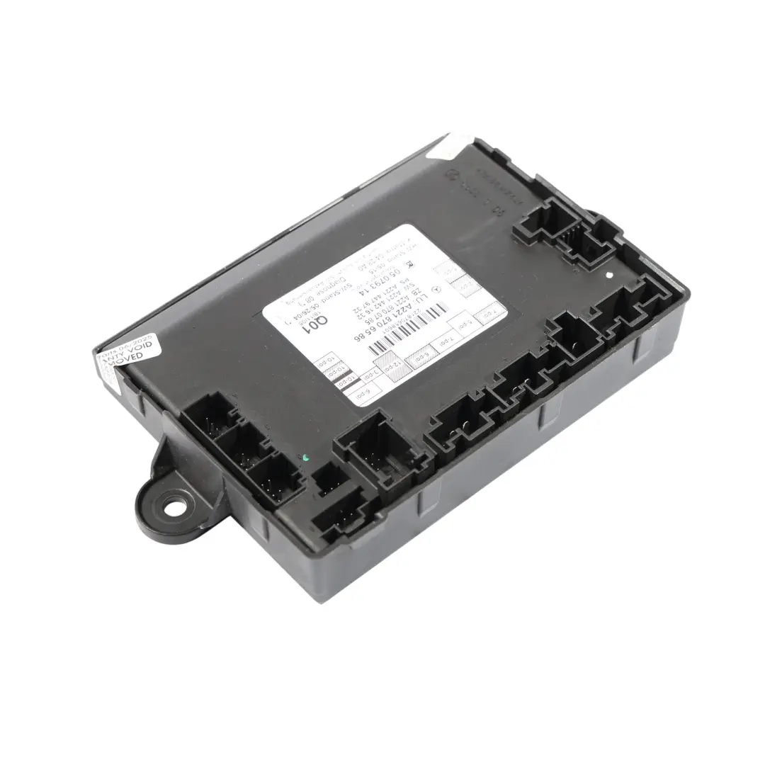 Front Door Control Module Unit Left N/S ECU to Mercedes W221 with Part number A2218706586 Mercedes W221 Front Door Control Module Unit Left N/S ECU - SKU A2218706586 - Part number A2218706586