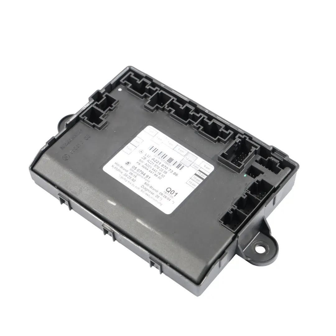 Mercedes W221 Door Control Unit Module Right Rear O/S - SKU A2218707386 - Part number A2218707386
