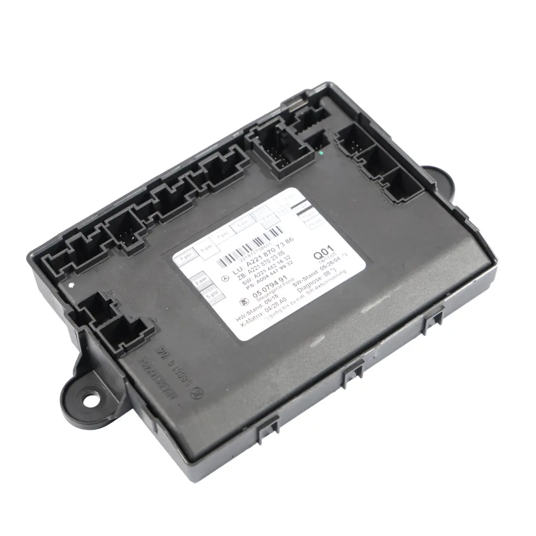 Mercedes W221 Door Control Unit Module Right Rear O/S - SKU A2218707386 - Part number A2218707386