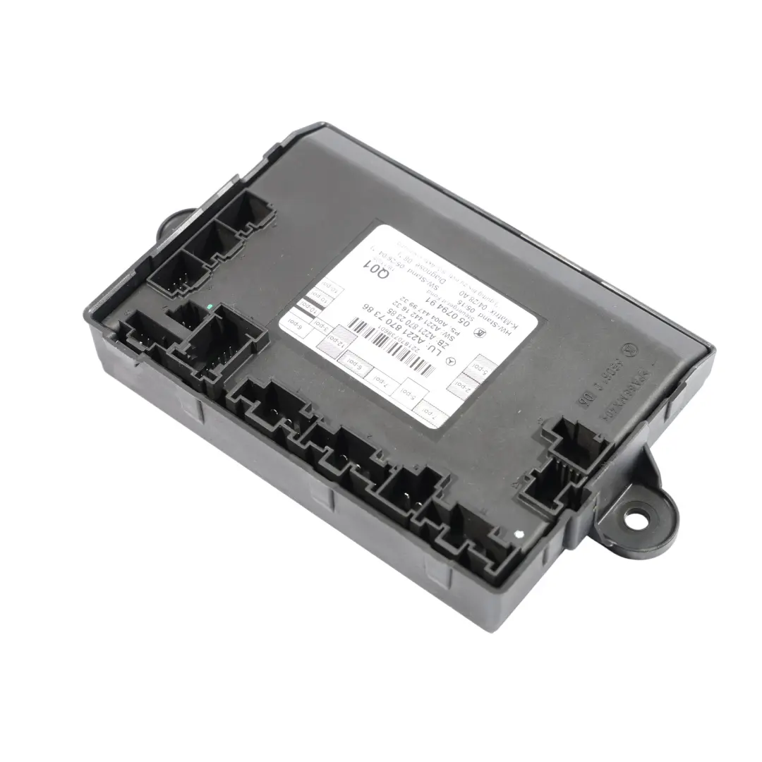 Módulo Unidad Control Puerta Trasera Derecha para Mercedes W221 con número de pieza A2218707386 Mercedes W221 Módulo Unidad Control Puerta Trasera Derecha - SKU A2218707386 - Número de pieza A2218707386