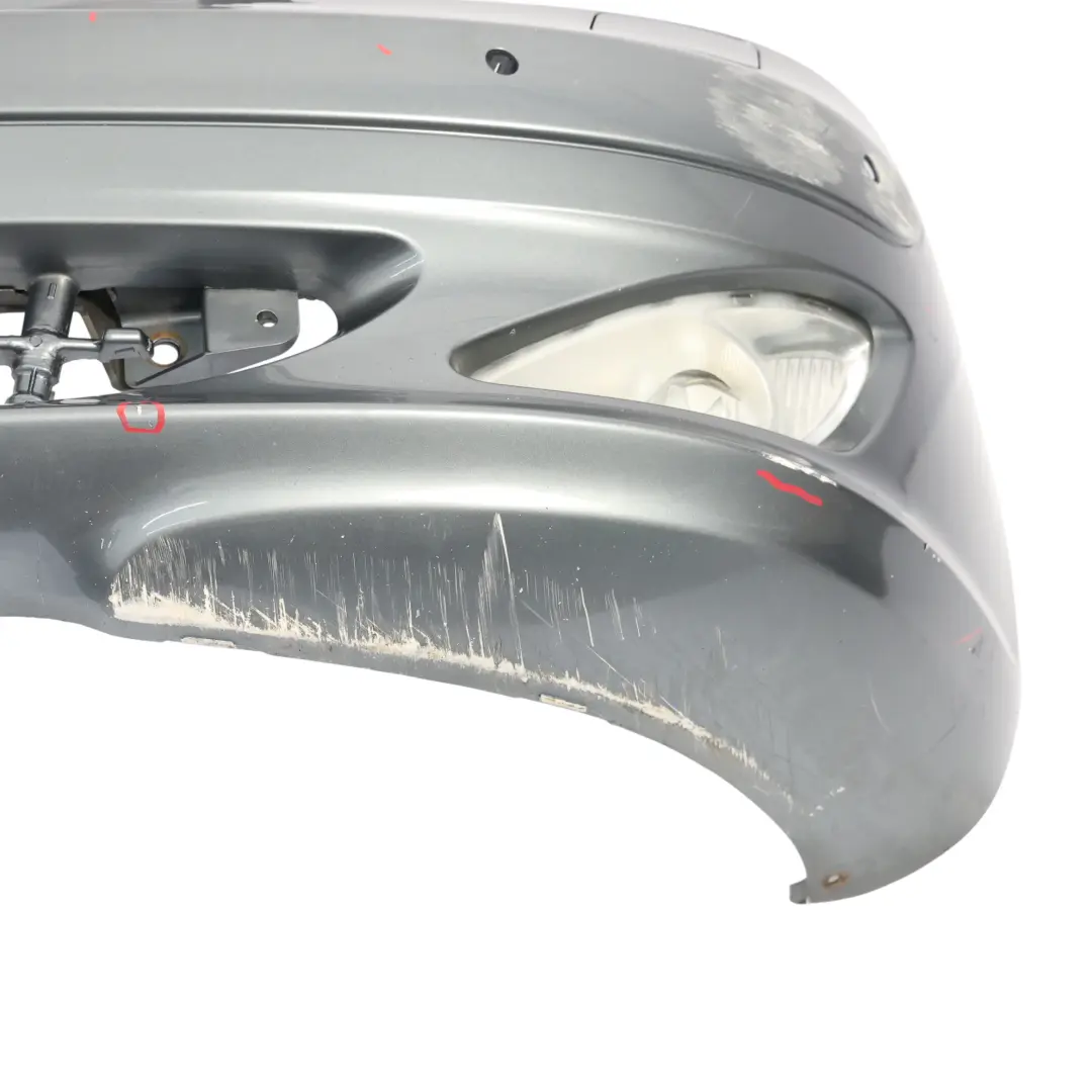 Mercedes W221 Front Bumper Trim Panel Cover Flint Grey Metallic - 368 - SKU A2218801040-FLG - Part number A2218801040