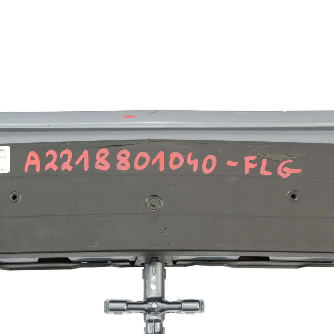Mercedes W221 Front Bumper Trim Panel Cover Flint Grey Metallic - 368 - SKU A2218801040-FLG - Part number A2218801040