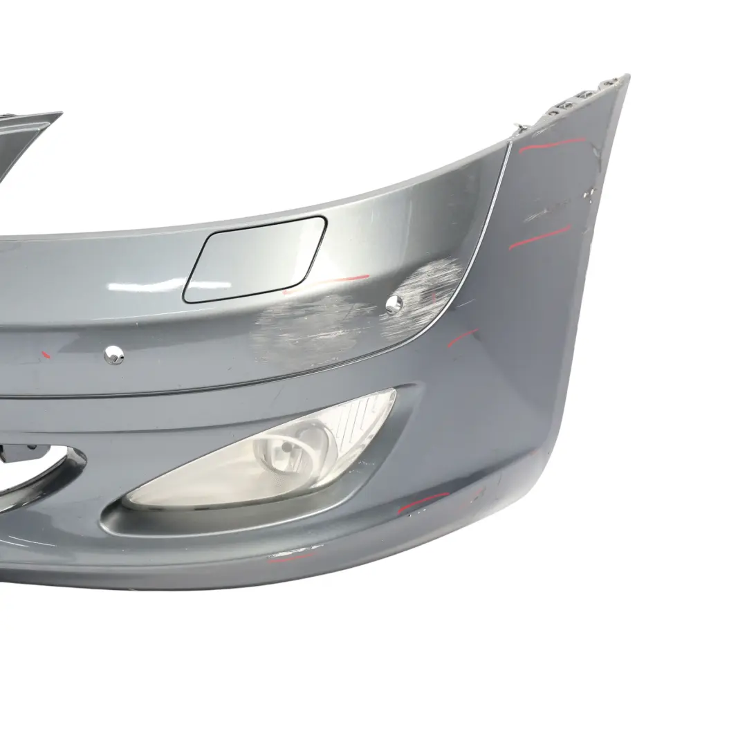 Front Bumper Trim Panel Cover Flint Grey Metallic - 368 to Mercedes W221 with Part number A2218801040 Mercedes W221 Front Bumper Trim Panel Cover Flint Grey Metallic - 368 - SKU A2218801040-FLG - Part number A2218801040