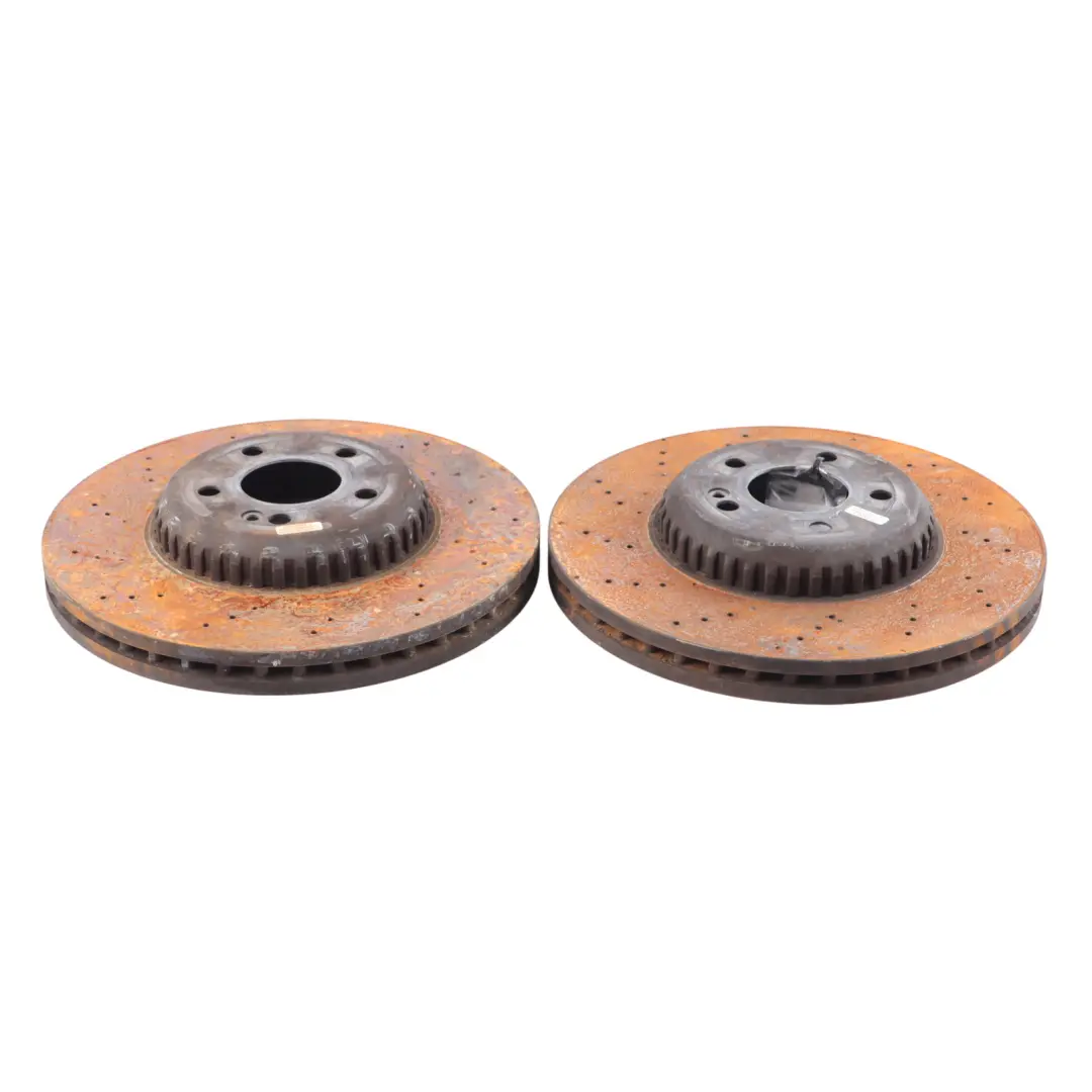 Front Sport Brake Discs Set Left Right N/O/S to Mercedes W206 with Part number A2234210000 Mercedes W206 Front Sport Brake Discs Set Left Right N/O/S - SKU A2234210000 - Part number A2234210000