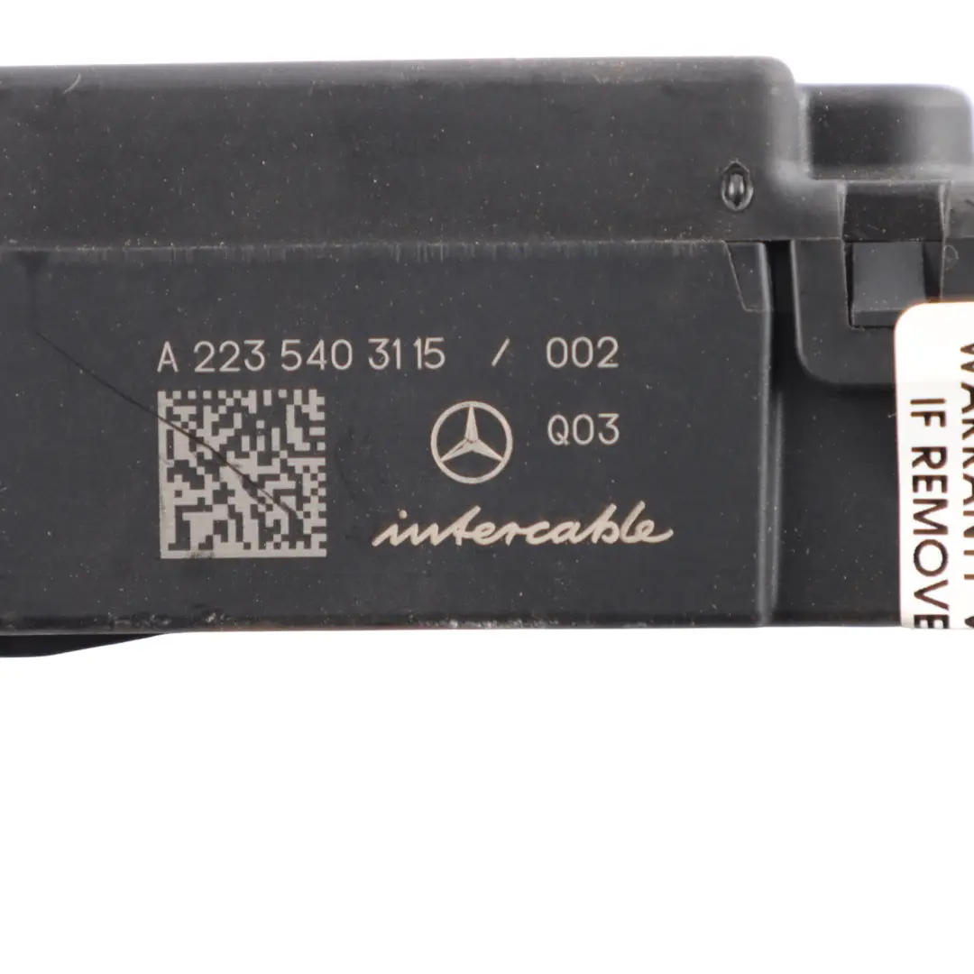 Trunk Fuse Box On Board Power Distribution to Mercedes W206 Rear with Part number A2235403115 Mercedes W206 Rear Trunk Fuse Box On Board Power Distribution - SKU A2235403115 - Part number A2235403115