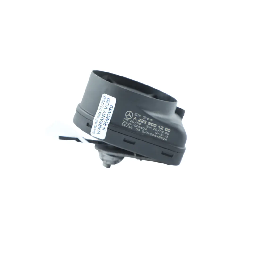 Alarm Siren Mercedes W205 W212 W213 H243 Horn Signal Anti-Theft to with Part number A2239001200 Alarm Siren Mercedes W205 W212 W213 H243 Horn Signal Anti-Theft - SKU A2239001200 - Part number A2239001200