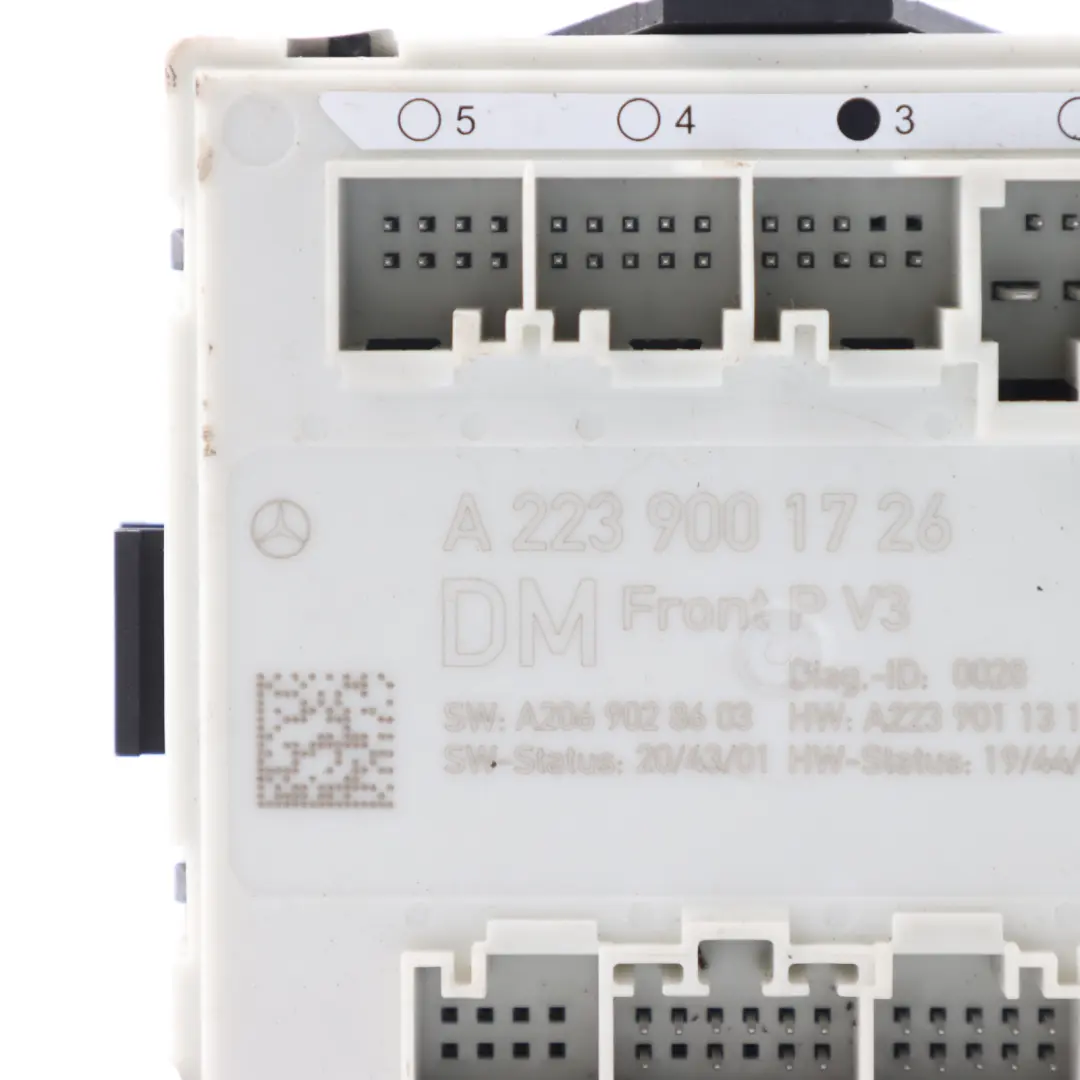 Door Control Unit Passenger Door Module to Mercedes W206 W223 with Part number A2239001726 Mercedes W206 W223 Door Control Unit Passenger Door Module - SKU A2239001726 - Part number A2239001726