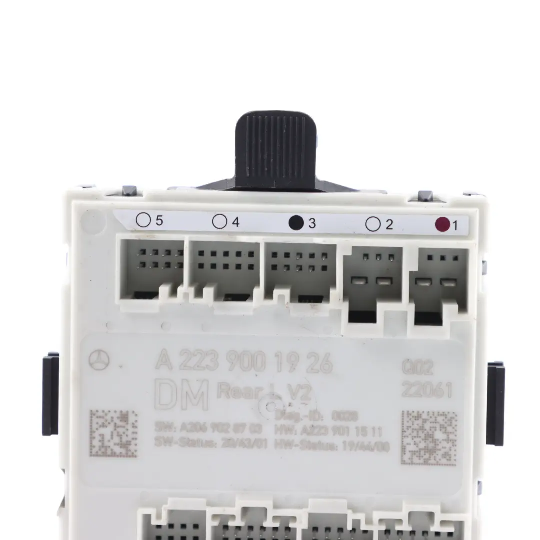 Door Module Control Unit Rear Left N/S to Mercedes W206 with Part number A2239001926 Mercedes W206 Door Module Control Unit Rear Left N/S - SKU A2239001926 - Part number A2239001926