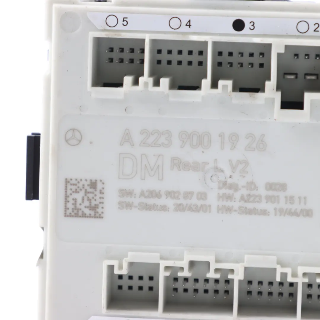 Mercedes W206 Door Module Control Unit Rear Left N/S - SKU A2239001926 - Part number A2239001926