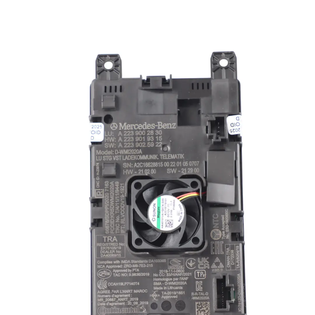 W254 Wireless Telephone Charging Control Module to Mercedes W206 W223 with Part number A2239002830 Mercedes W206 W223 W254 Wireless Telephone Charging Control Module - SKU A2239002830 - Part number A2239002830