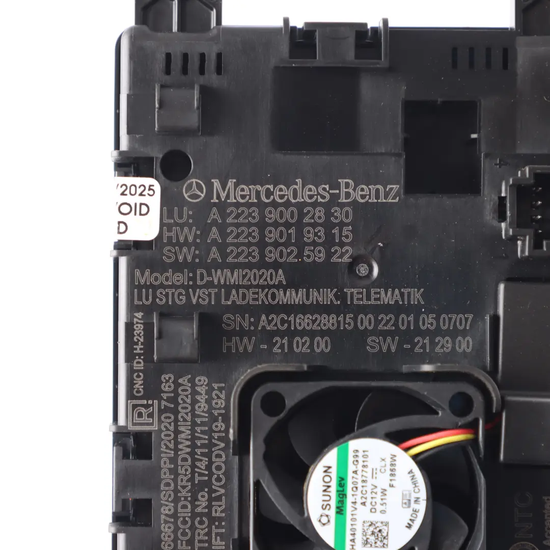 W254 Wireless Telephone Charging Control Module to Mercedes W206 W223 with Part number A2239002830 Mercedes W206 W223 W254 Wireless Telephone Charging Control Module - SKU A2239002830 - Part number A2239002830