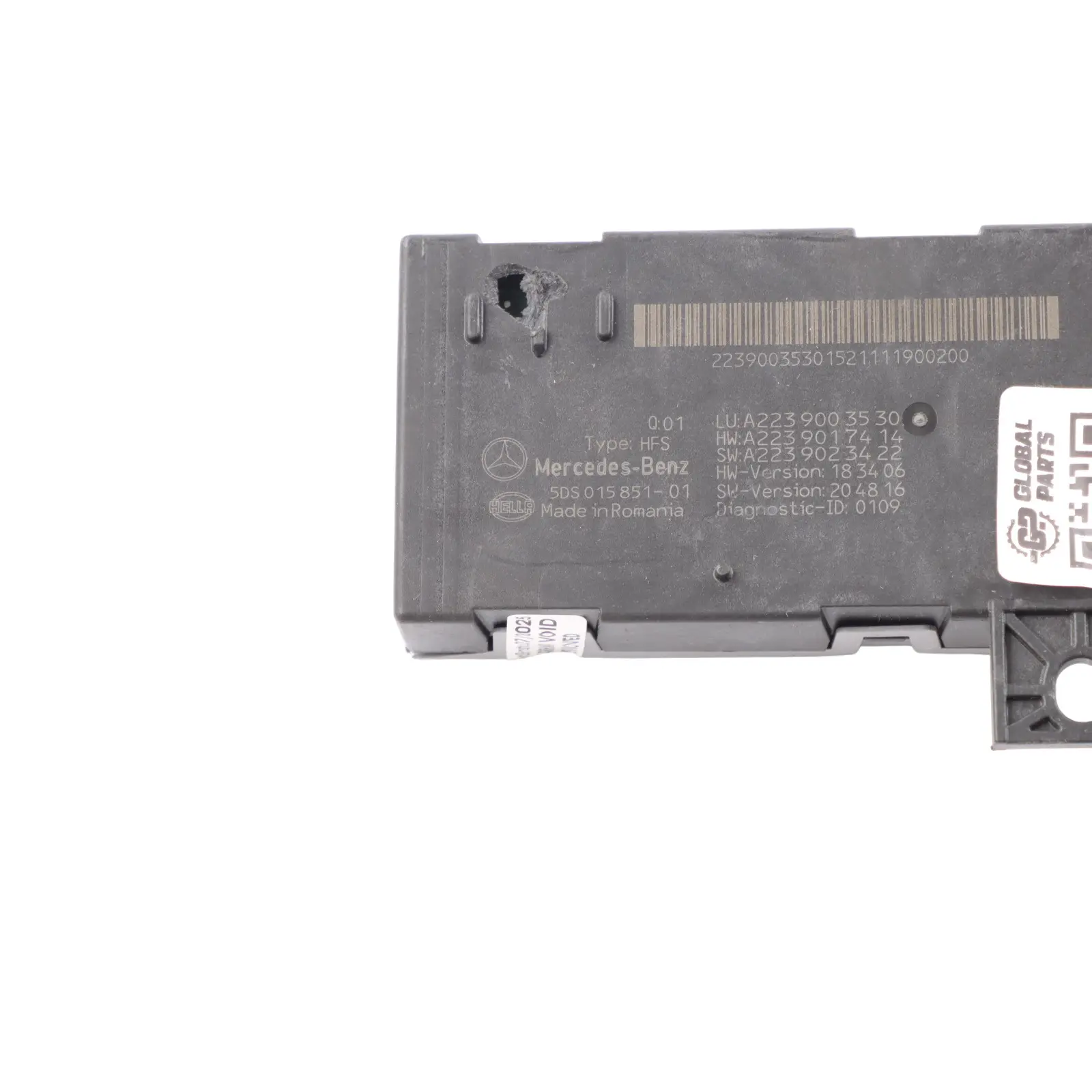 Mercedes W206 W223 Remote Trunk Closing Control Unit Module A2239003530
