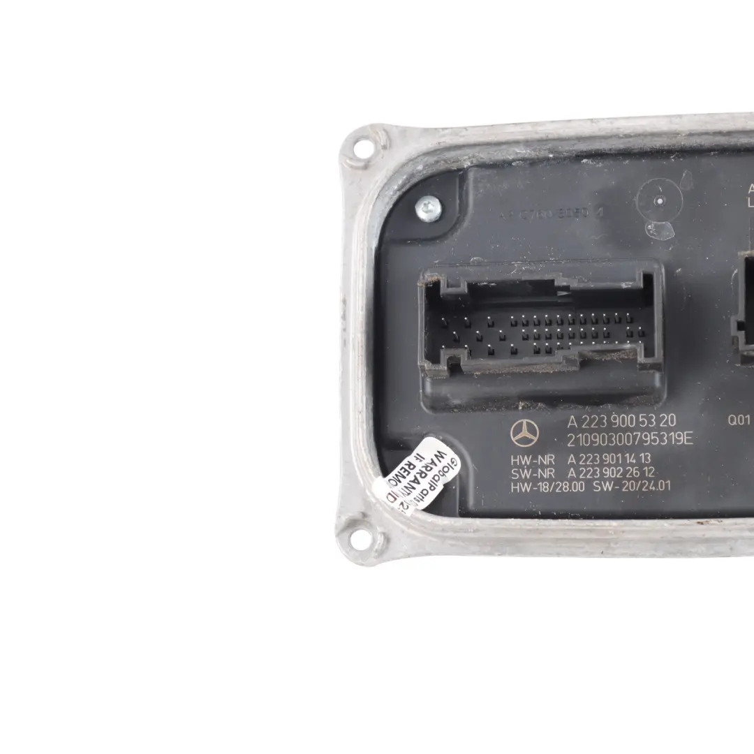 Front Lamp Headlight Ballast Module Control Unit ECU to Mercedes W206 with Part number A2239005320 Mercedes W206 Front Lamp Headlight Ballast Module Control Unit ECU - SKU A2239005320 - Part number A2239005320