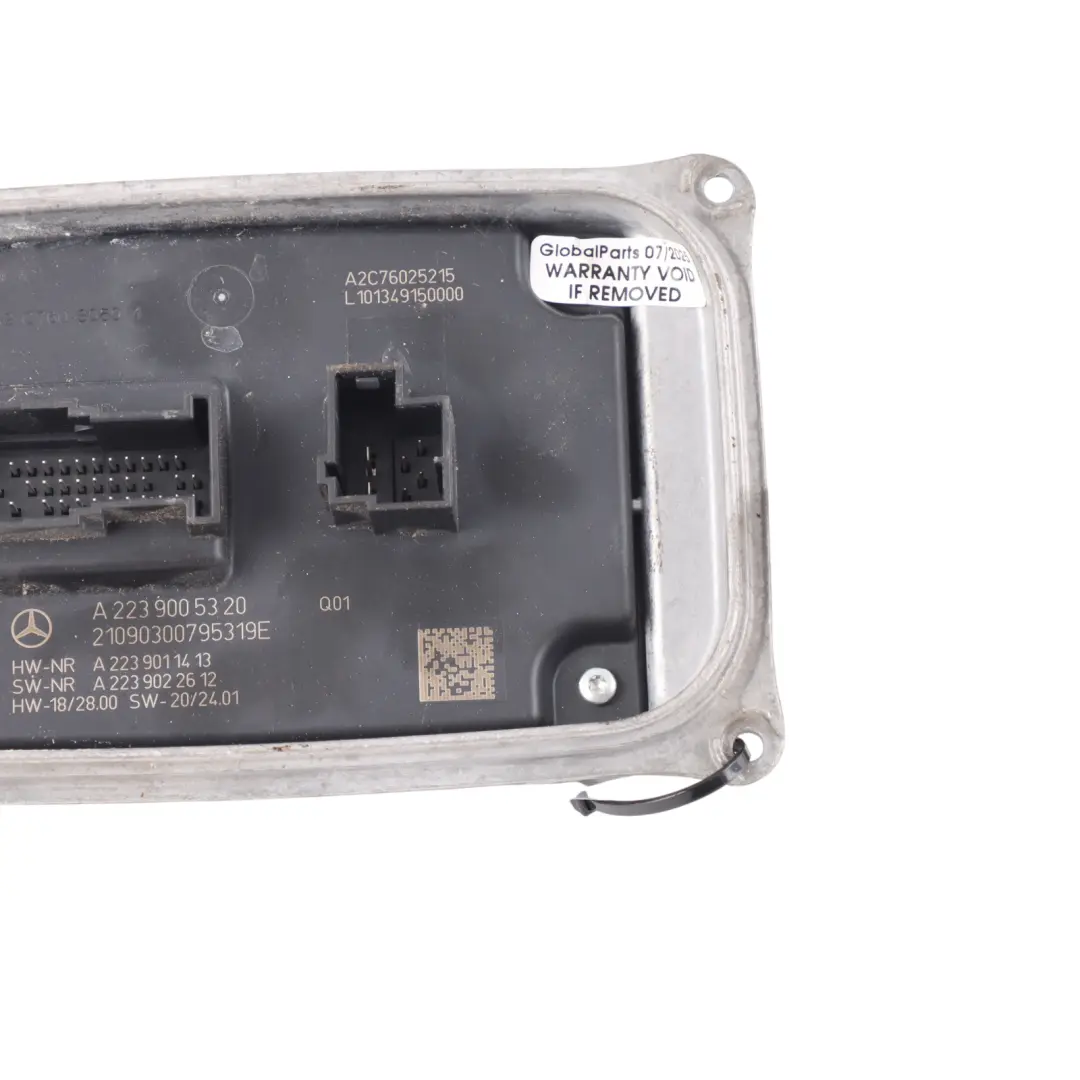 Front Lamp Headlight Ballast Module Control Unit ECU to Mercedes W206 with Part number A2239005320 Mercedes W206 Front Lamp Headlight Ballast Module Control Unit ECU - SKU A2239005320 - Part number A2239005320