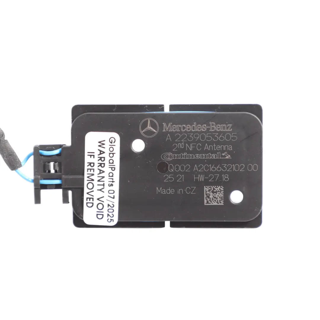 Mercedes W206 W223 NFC Module Near Field Communication Control Unit - SKU A2239053605 - Part number A2239053605