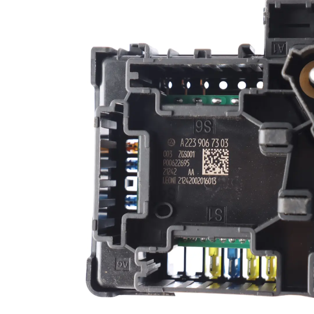Fuse Relay Box Pyrotechnic Housing Module Block to Mercedes W206 with Part number A2239067303 Mercedes W206 Fuse Relay Box Pyrotechnic Housing Module Block - SKU A2239067303 - Part number A2239067303