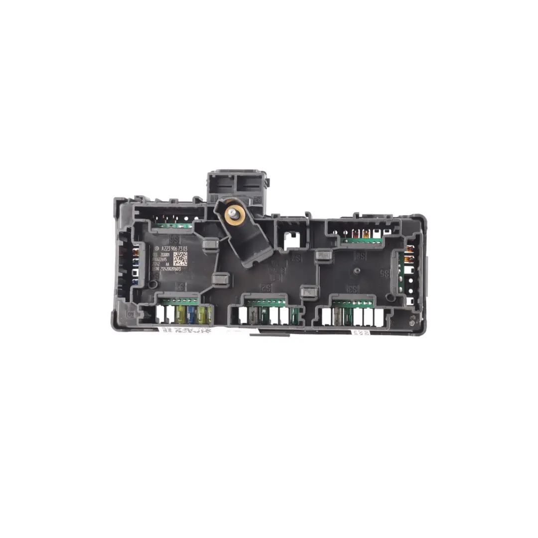 Fuse Relay Box Pyrotechnic Housing Module Block to Mercedes W206 with Part number A2239067303 Mercedes W206 Fuse Relay Box Pyrotechnic Housing Module Block - SKU A2239067303 - Part number A2239067303