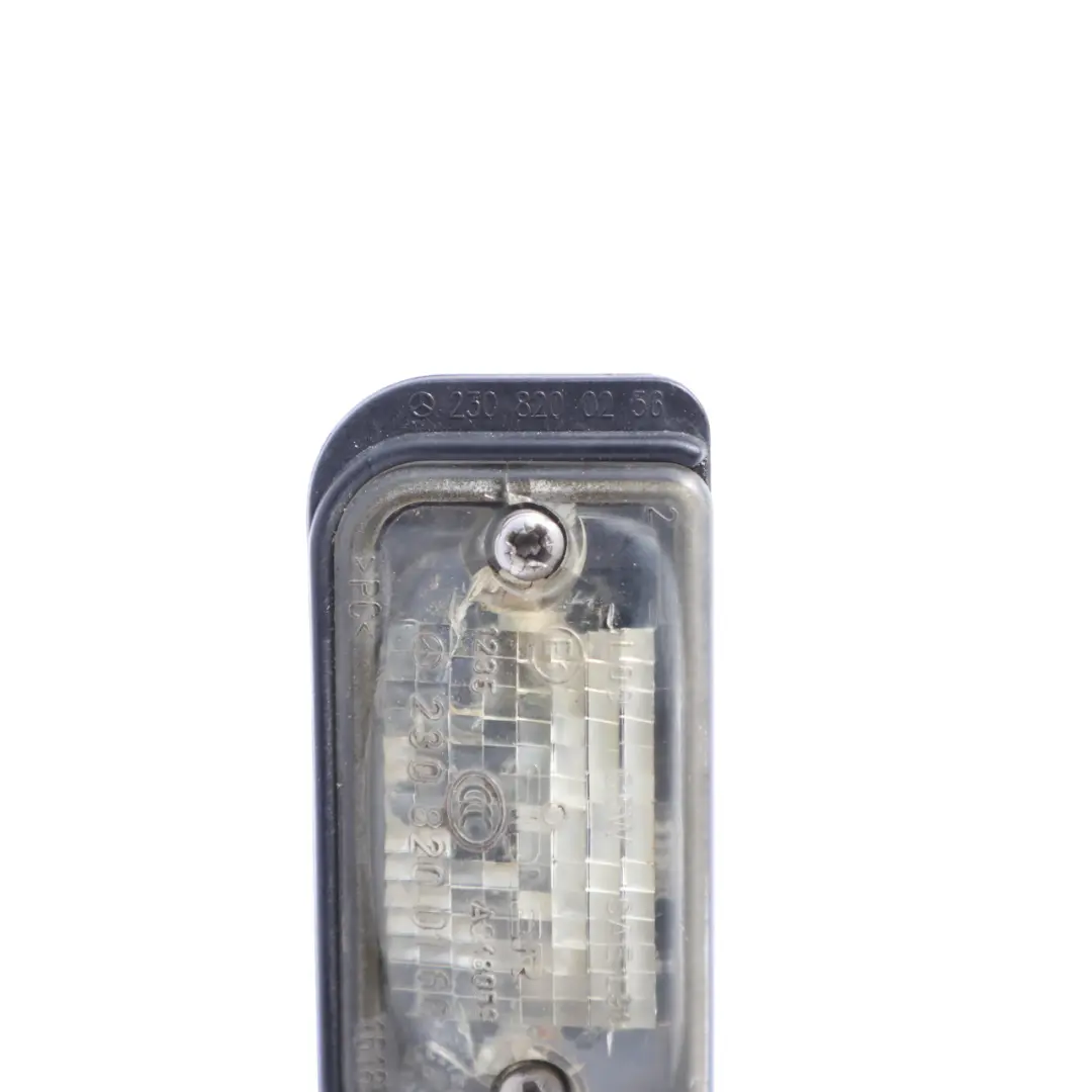 Mercedes A209 Rear License Number Plate Light Lamp Cover - SKU A2308200166 - Part number A2308200166