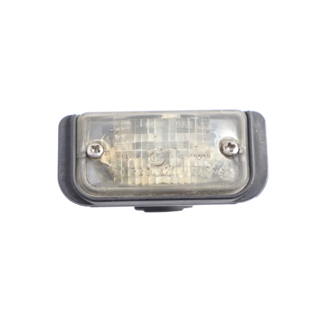 Mercedes A209 Rear License Number Plate Light Lamp Cover - SKU A2308200166 - Part number A2308200166