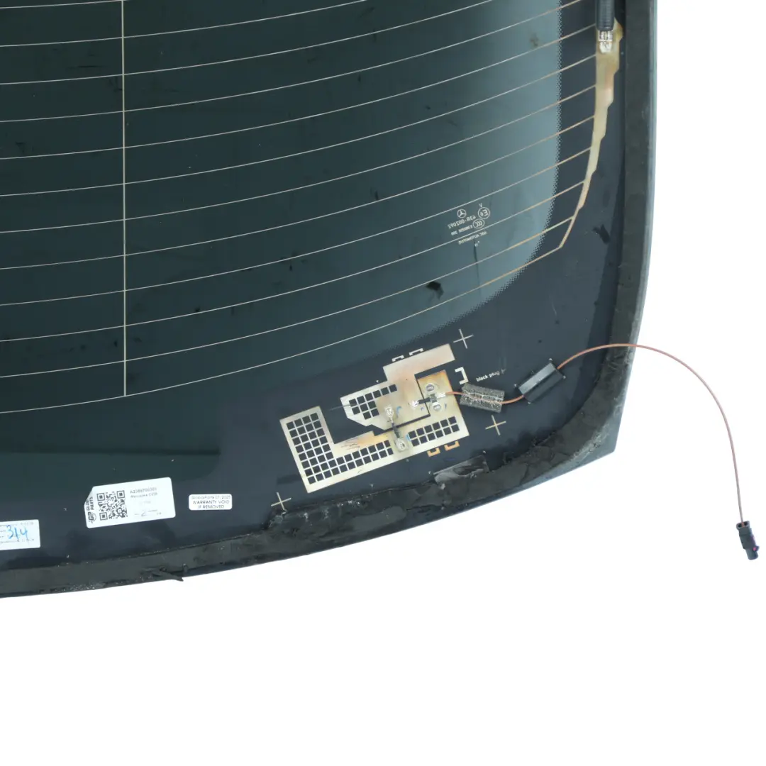 Mercedes C238 Rear Window Tailgate Glass Glazing AS3 Tinted Black - SKU A2386700701 - Part number A2386700701