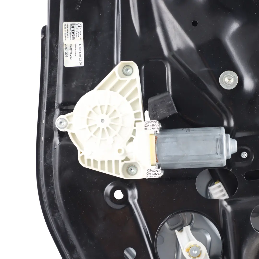 Window Lifter Rear Right O/S Regulator Mechanism Motor to Mercedes C238 with Part number A2386700400 Mercedes C238 Window Lifter Rear Right O/S Regulator Mechanism Motor - SKU A2386700400 - Part number A2386700400
