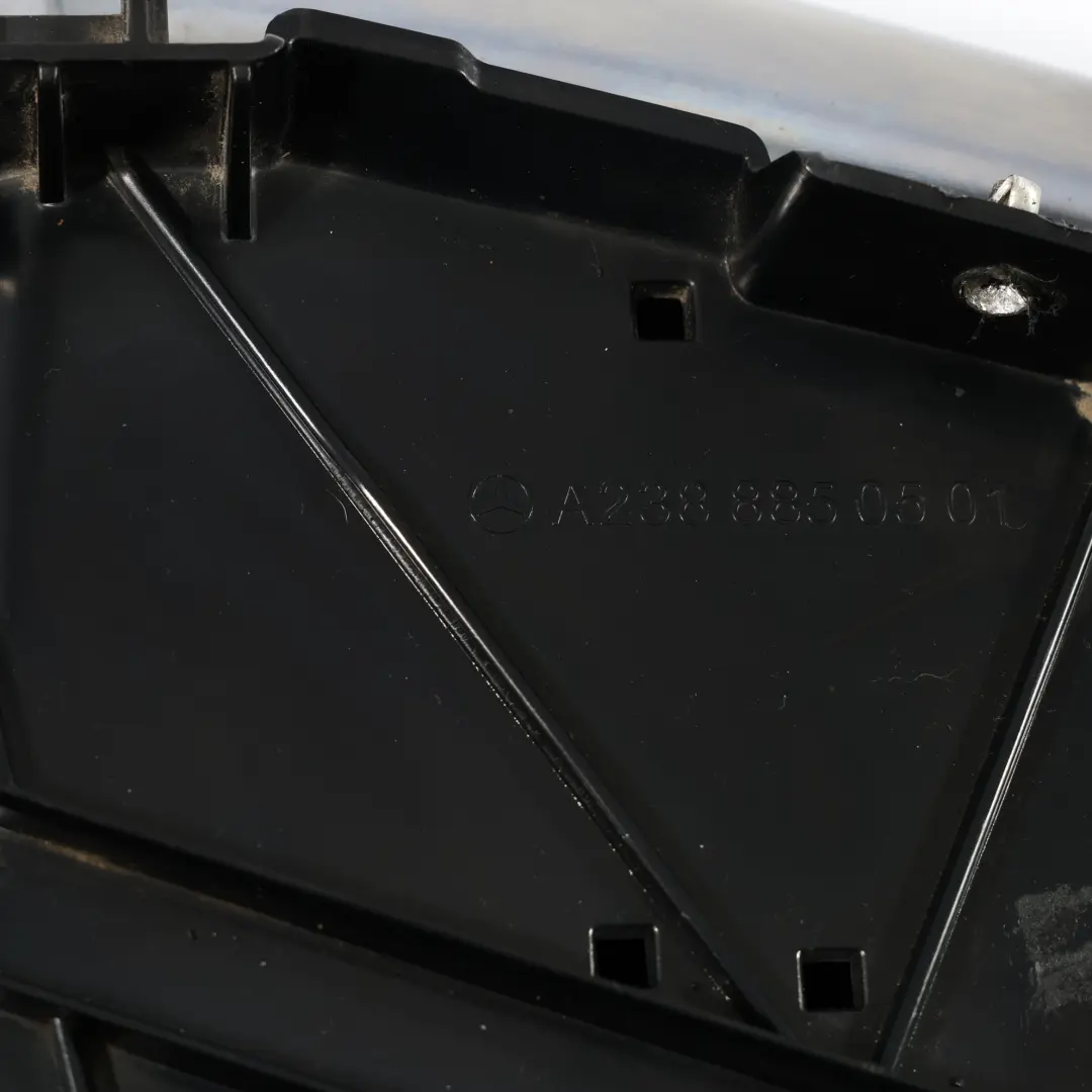 Bumper Exhaust Tip End Left N/S to Mercedes C238 Rear with Part number A2388850501 Mercedes C238 Rear Bumper Exhaust Tip End Left N/S - SKU A2388850501 - Part number A2388850501