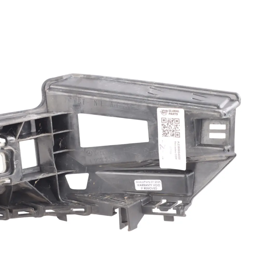 Bumper Bracket Mount Holder Rear Right O/S to Mercedes C238 with Part number A2388854000 Mercedes C238 Bumper Bracket Mount Holder Rear Right O/S - SKU A2388854000 - Part number A2388854000