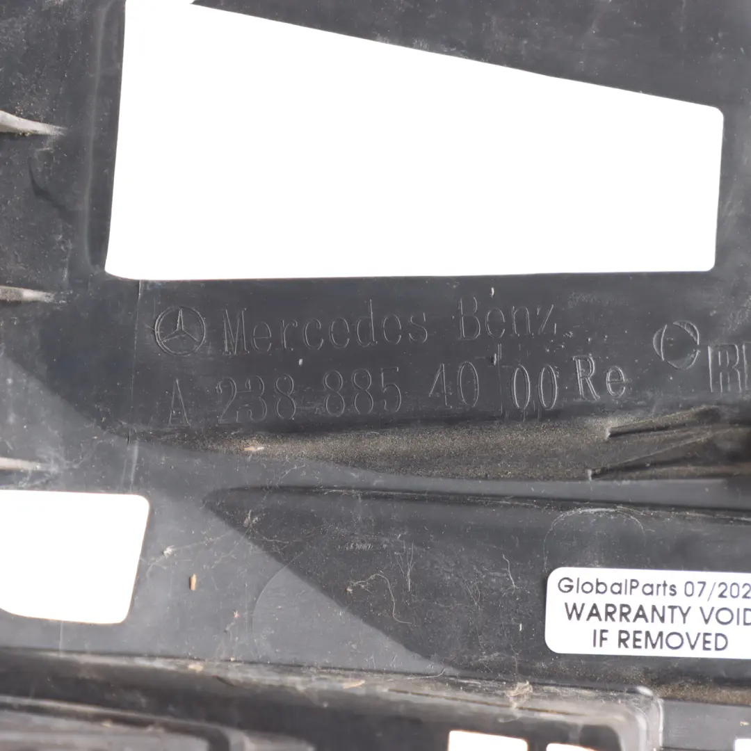 Mercedes C238 Bumper Bracket Mount Holder Rear Right O/S - SKU A2388854000 - Part number A2388854000