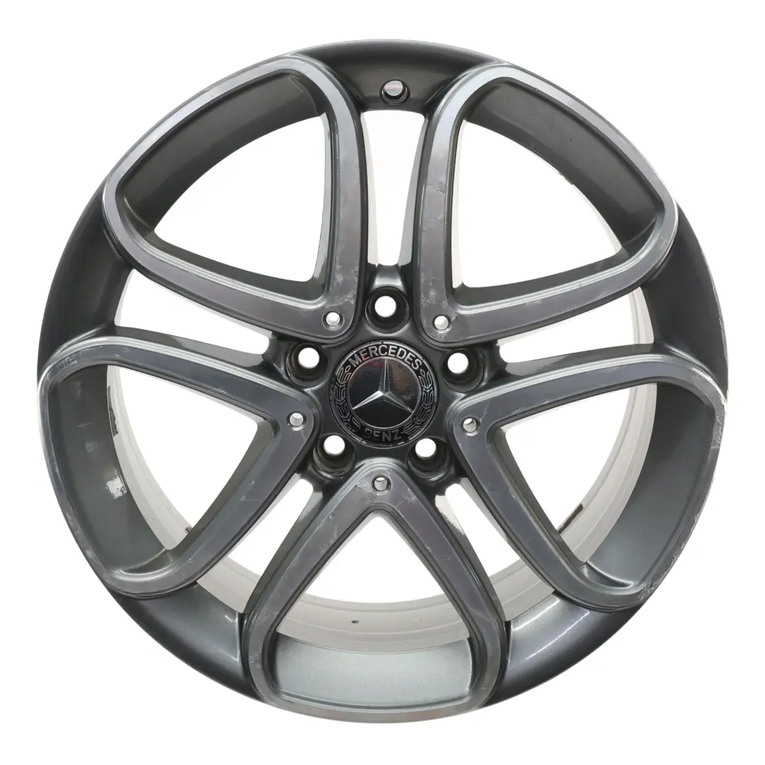 Mercedes W176 Felga Aluminiowa 17" 5 Double Spoke ET:52.5 7.5J - SKU A2464010302-1 - Numer Części A2464010302