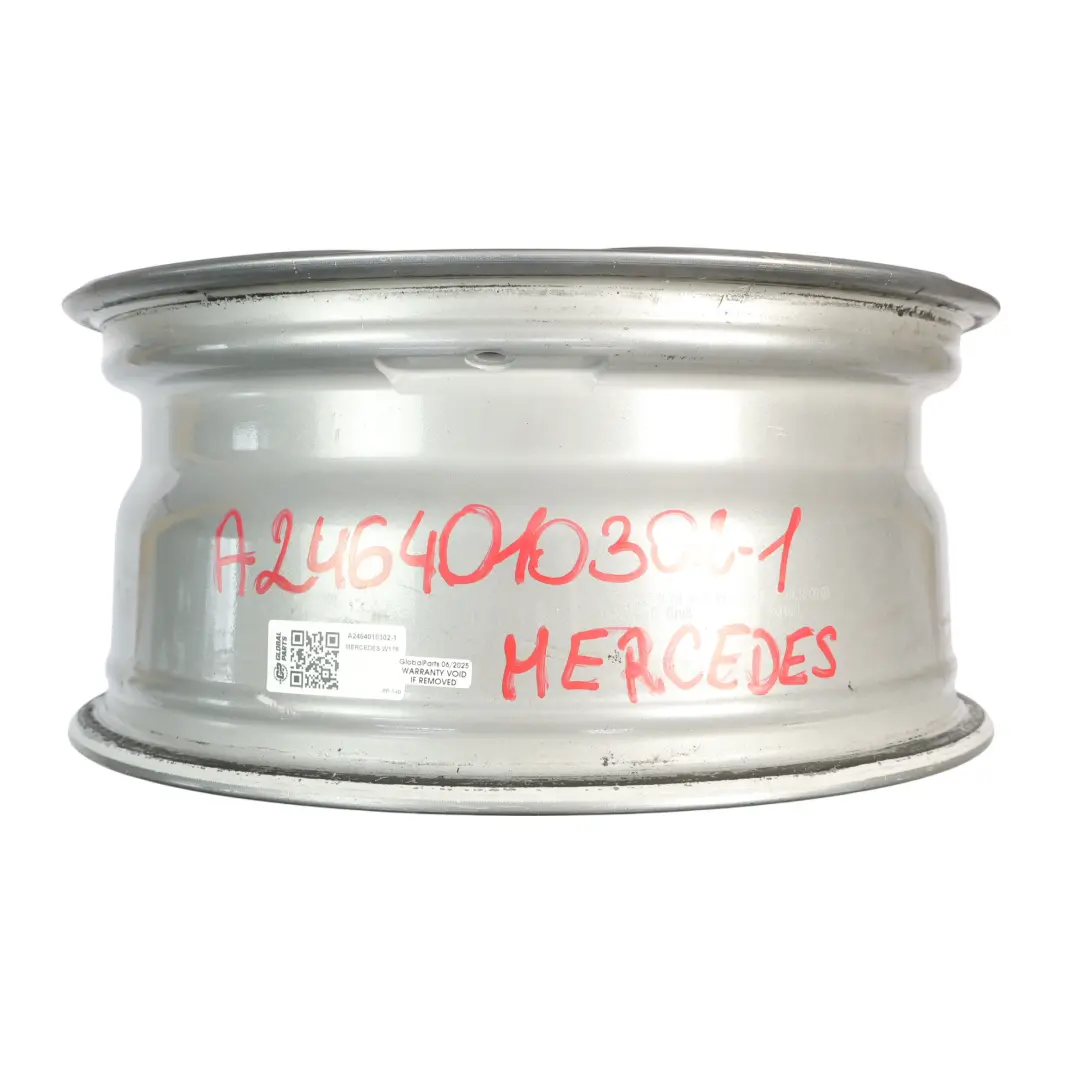 Mercedes W176 Felga Aluminiowa 17" 5 Double Spoke ET:52.5 7.5J - SKU A2464010302-1 - Numer Części A2464010302