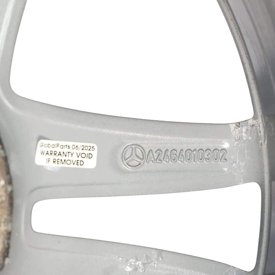 Mercedes W176 Felga Aluminiowa 17" 5 Double Spoke ET:52.5 7.5J - SKU A2464010302-1 - Numer Części A2464010302