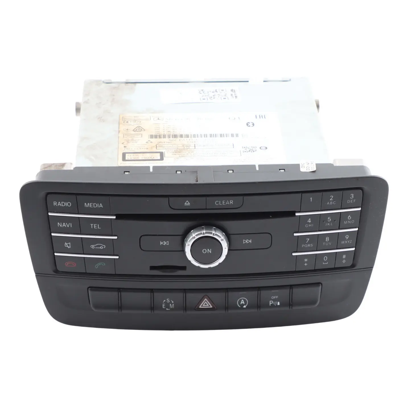Mercedes C117 Head Unit Radio Player Control Module Becker A2469005413