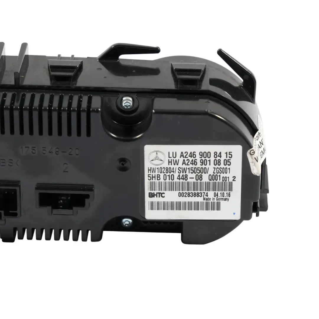 Mercedes W176 W246 Heater Climate Control Switch Panel - SKU A2469008415-1 - Part number A2469008415