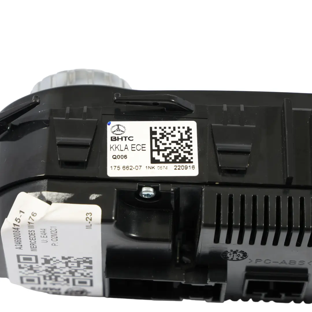 Mercedes W176 W246 Heater Climate Control Switch Panel - SKU A2469008415-1 - Part number A2469008415