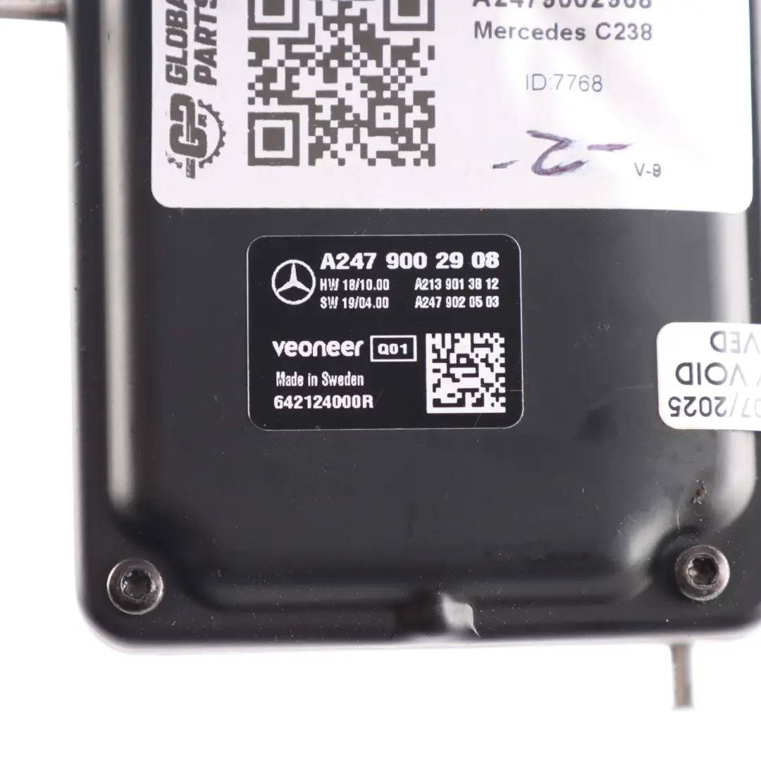 Mercedes W205 W213 Camera Module Front Windscreen Windshield Unit - SKU A2479002908 - Part number A2479002908