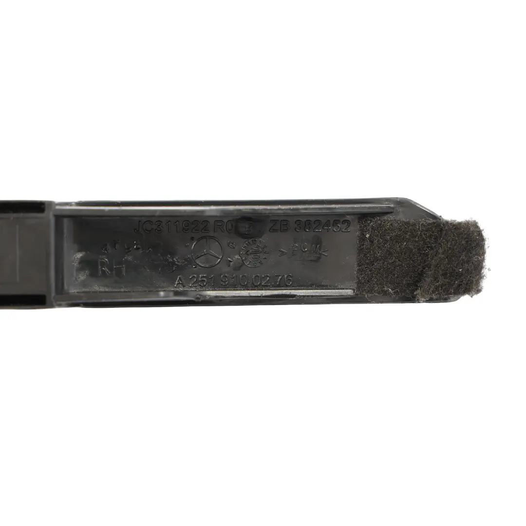  Backrest Mount Mercedes W164 W251 Rear Seat Left N/S Hook Clip - SKU A2519100276 - Part number A2519100276