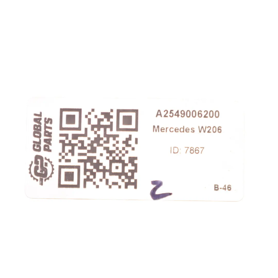 C200 M254.915 204HP Engine Control Unit ECU Automatic to Mercedes W206 with Part number A2549006200 Mercedes W206 C200 M254.915 204HP Engine Control Unit ECU Automatic - SKU A2549006200 - Part number A2549006200