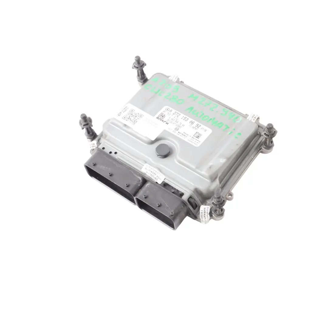CLK290 M272.940 231HP Engine Control ECU Automatic to Mercedes A209 with Part number A2721530692 Mercedes A209 CLK290 M272.940 231HP Engine Control ECU Automatic - SKU A2721530692 - Part number A2721530692