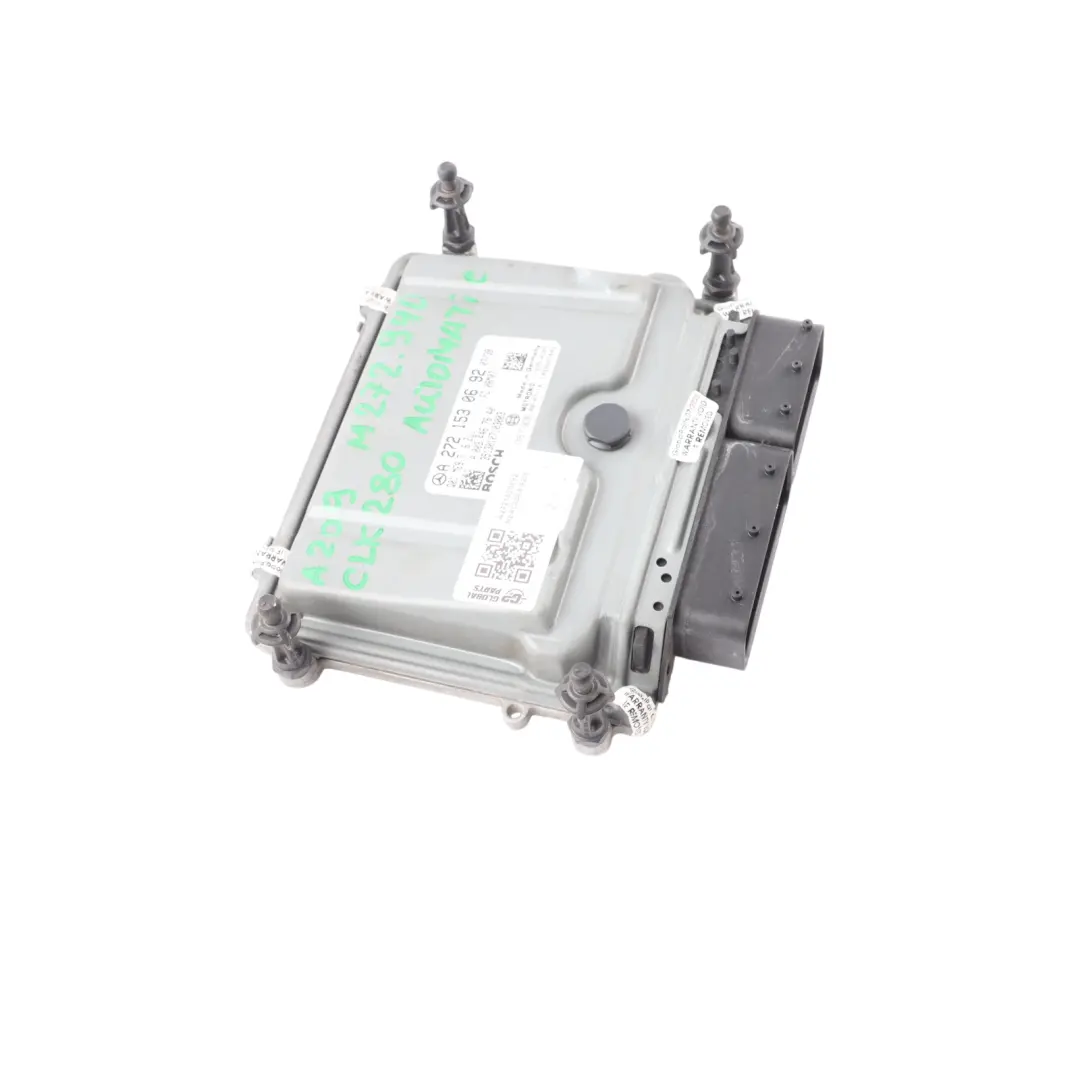 CLK290 M272.940 231HP Engine Control ECU Automatic to Mercedes A209 with Part number A2721530692 Mercedes A209 CLK290 M272.940 231HP Engine Control ECU Automatic - SKU A2721530692 - Part number A2721530692