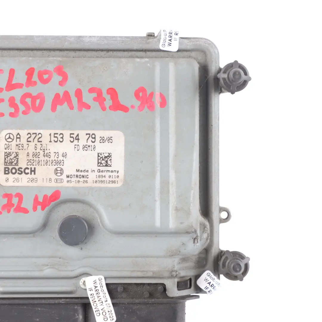 Mercedes CL203 C350 M272.960 272HP Engine Unit ECU Automatic - SKU A2721535479 - Part number A2721535479