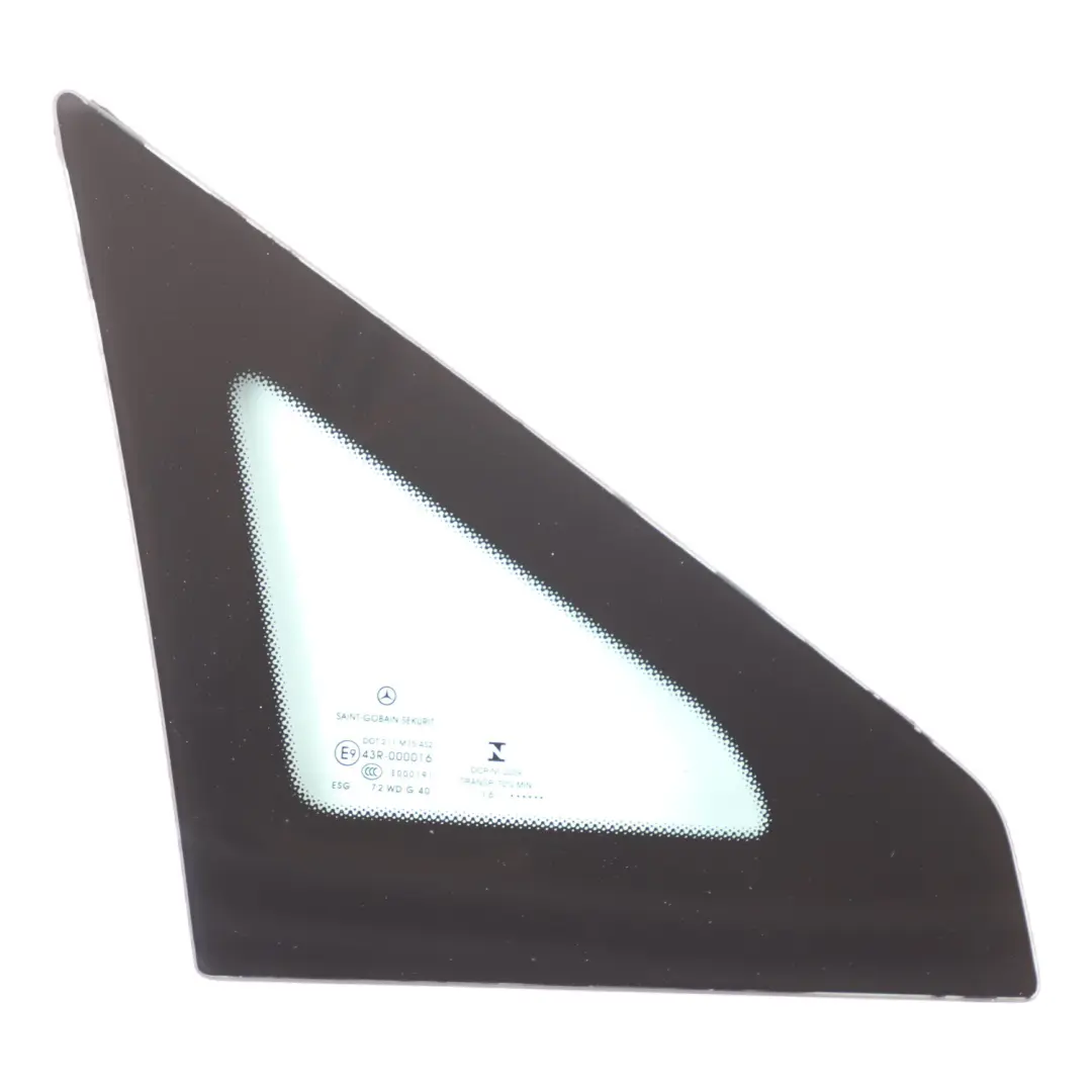 Side Window Mercedes VIto W447 Front Right O/S Fixed Triangle Glass Glazing AS2 to with Part number A4476730405 Side Window Mercedes VIto W447 Front Right O/S Fixed Triangle Glass Glazing AS2 - SKU A4476730405-1 - Part number A4476730405
