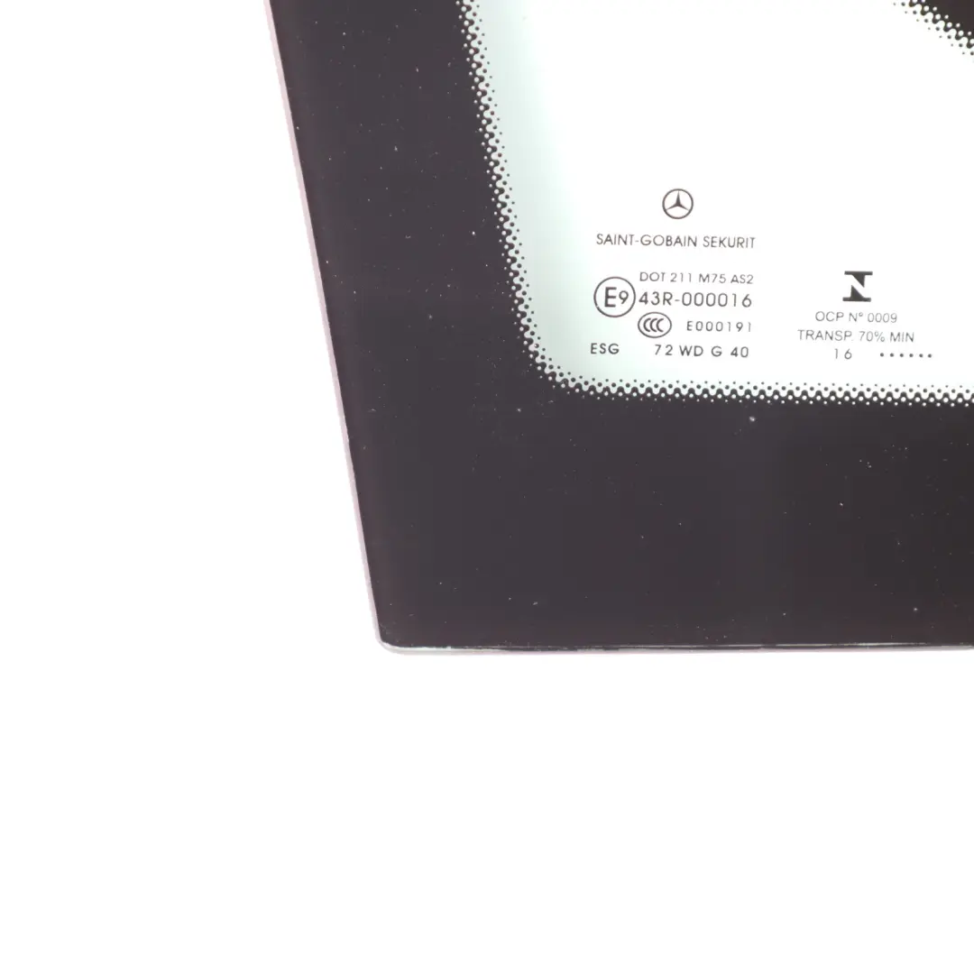 Side Window Mercedes VIto W447 Front Right O/S Fixed Triangle Glass Glazing AS2 to with Part number A4476730405 Side Window Mercedes VIto W447 Front Right O/S Fixed Triangle Glass Glazing AS2 - SKU A4476730405-1 - Part number A4476730405