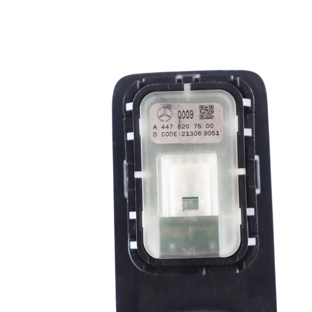 Mercedes W447 Quarter Window Switch Control Panel Left N/S Black - SKU A4478207500-1 - Part number A4478207500
