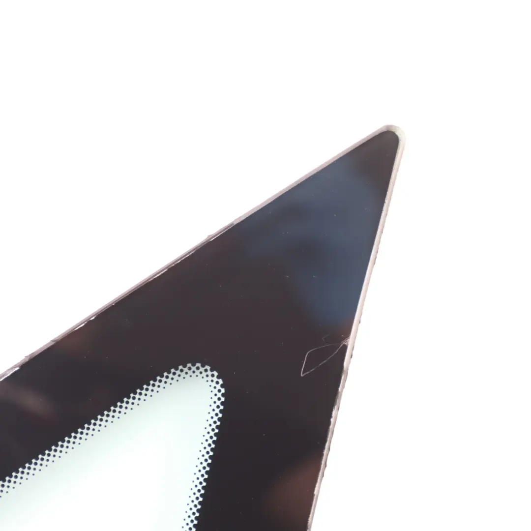 Front Side Quarter Window Left N/S Triangle Glass Glazing AS2 to Mercedes W639 with Part number A6396736505 Mercedes W639 Front Side Quarter Window Left N/S Triangle Glass Glazing AS2 - SKU A6396736505 - Part number A6396736505