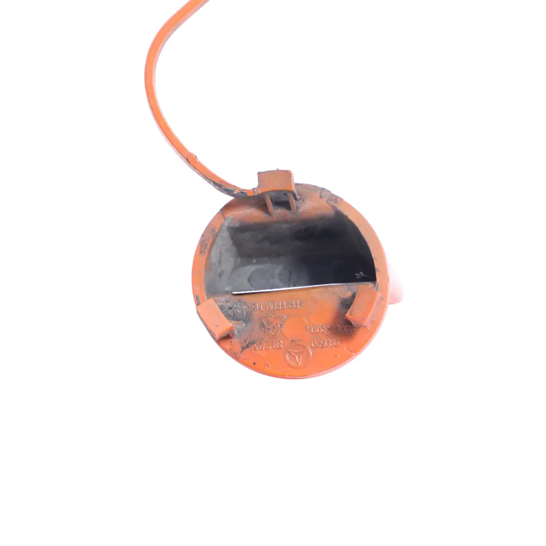 Front Bumper Towing Eye Cover Flap Pure Orange 549 to Mercedes W639 with Part number A6398850226 Mercedes W639 Front Bumper Towing Eye Cover Flap Pure Orange 549 - SKU A6398850226-PRO - Part number A6398850226