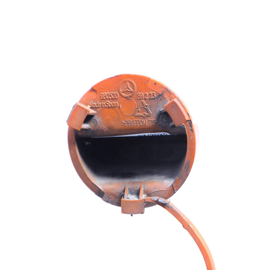 Front Bumper Towing Eye Cover Flap Pure Orange 549 to Mercedes W639 with Part number A6398850226 Mercedes W639 Front Bumper Towing Eye Cover Flap Pure Orange 549 - SKU A6398850226-PRO - Part number A6398850226