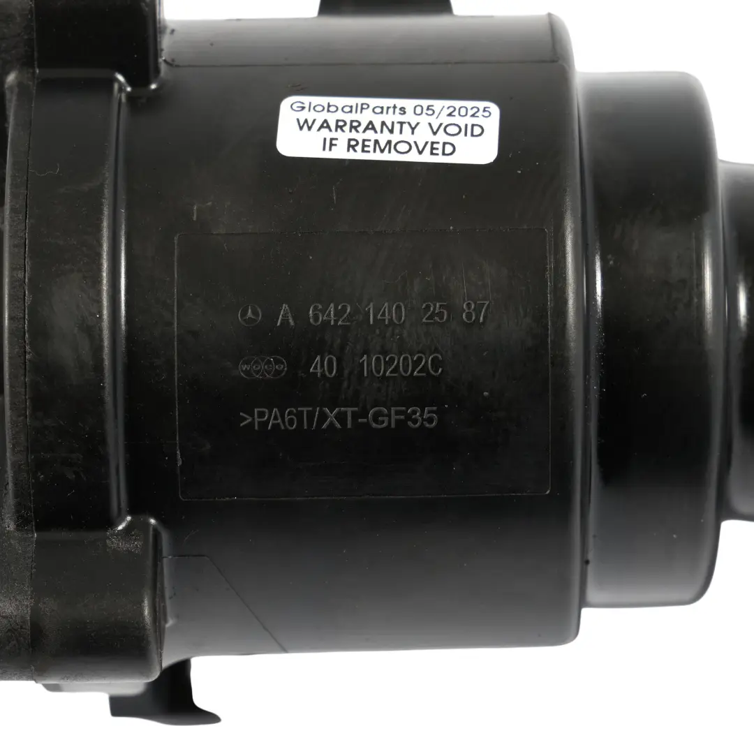 Admisión Aire Resonador Manguera OM642 Diesel para Mercedes W164 W251 con número de pieza A6421402587 Mercedes W164 W251 Admisión Aire Resonador Manguera OM642 Diesel - SKU A6421402587 - Número de pieza A6421402587