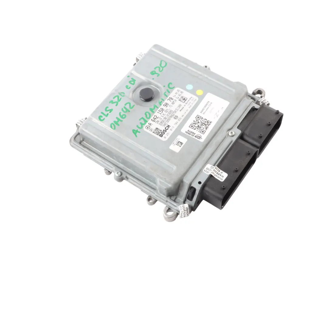 CLS320 CDI OM642.920 224HP Engine Module ECU Automatic to Mercedes C219 with Part number A6421509078 Mercedes C219 CLS320 CDI OM642.920 224HP Engine Module ECU Automatic - SKU A6421509078 - Part number A6421509078