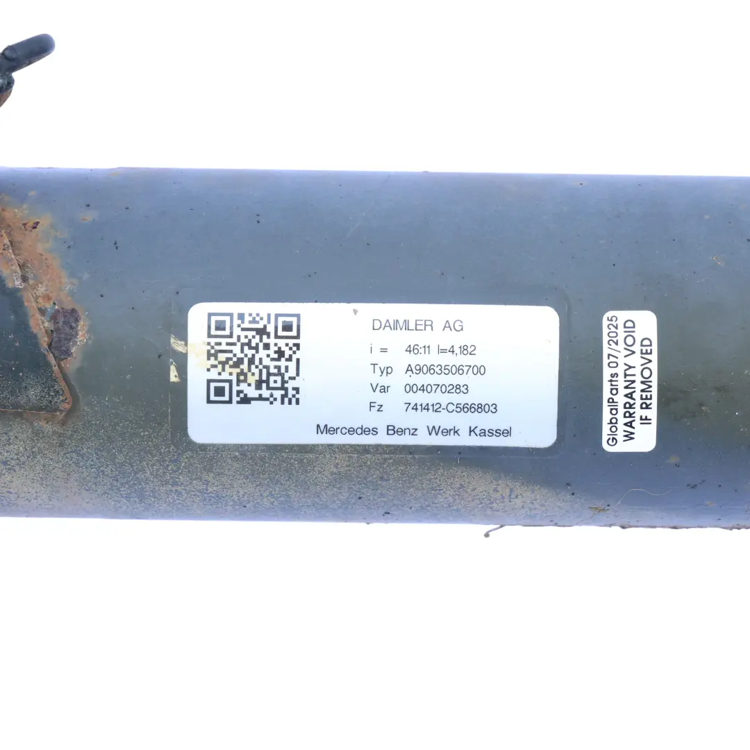 Mercedes Sprinter W906 Rear Axle Differential Diff 741412 4,182 - SKU A9063506700 - Part number A9063506700