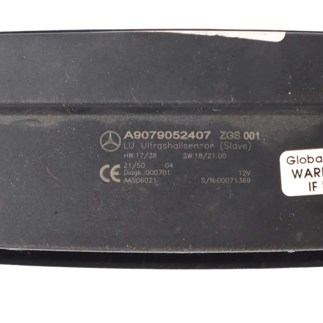 Mercedes Sprinter W907 W910 Interior Proteción Trasera Sensor Alarma - SKU A9079052407 - Número de pieza A9079052407